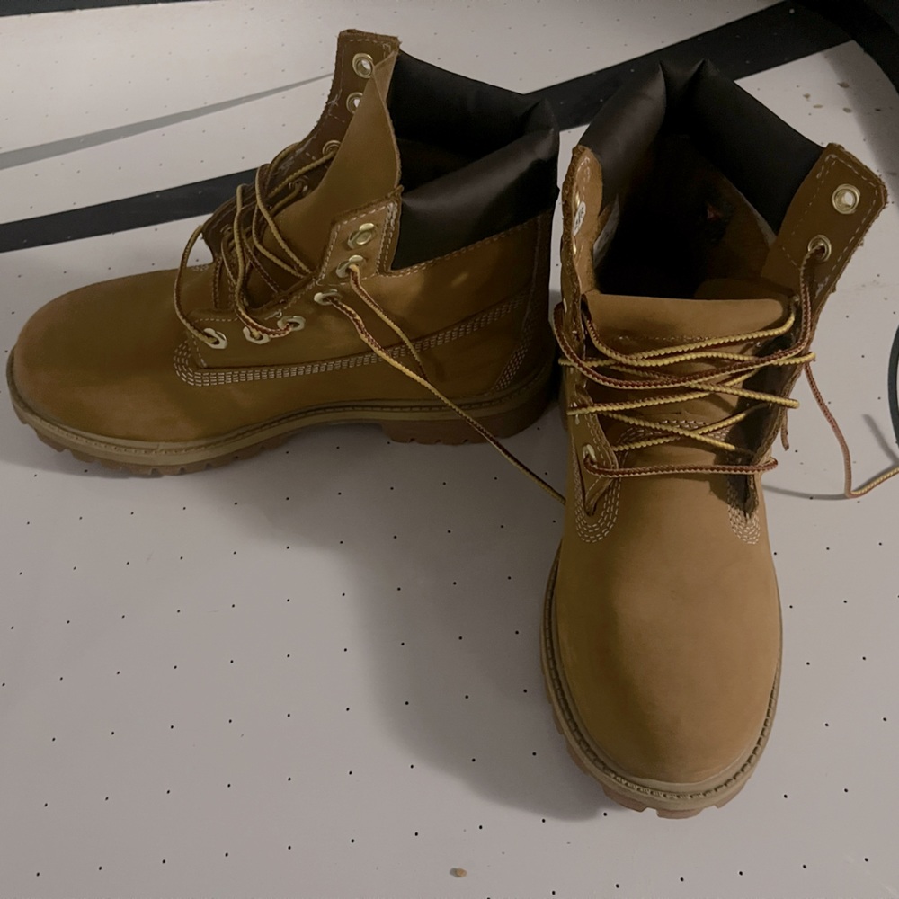 Never worn New Timberlands Kids Boots